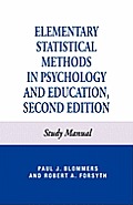 Elementary Statistical Methods in Psychology: and Education, Study Manual