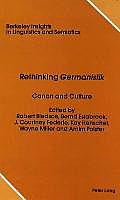 Rethinking ?Germanistik?: Canon and Culture