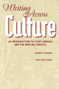 Writing Across Culture An Introduction To Study