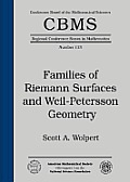 Families of Riemann Surfaces and Weil-petersson Geometry