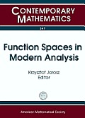 Function Spaces in Modern Analysis Sixth Conference