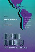 Deepening Democracy In Latin America