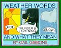 Weather Words & What They Mean
