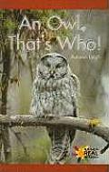 An Owl, That's Who!