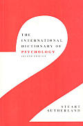 International Dictionary Of Psychology 2nd Edition
