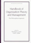 Public Administration and Public Policy #66: Handbook of Organizational Theory and Management