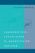 Chemometric Techniques for Quantitative Analysis