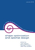 Shape Optimization And Optimal Design