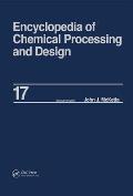 Encyclopedia of Chemical Processing and Design: Volume 17 - Drying: Solids to Electrostatic Hazards