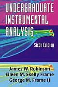 Undergraduate Instrumental Analysis, 6th Edition