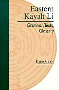 Eastern Kayah Li Grammar Texts Glossary