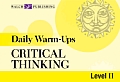 Daily Warm Ups Critical Thinking