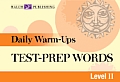 Daily Warm Ups Test Prep Words