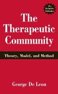 Therapeutic Community Theory Model & Method