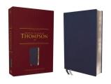 Reina Valera Revisada, Biblia de Referencia Thompson, Leathersoft, Azul A?il, Palabras de Jes?s En Rojo