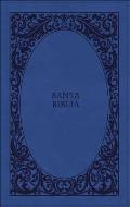 Biblia Reina-Valera 1960, Tierra Santa, Ultrafina Letra Grande, Leathersoft, Azul, Con Cierre