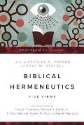 Biblical Hermeneutics Five Views