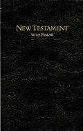 New Testament with Psalms KJV Keystone large print