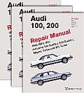 Audi 100 200 Official Factory Repair Manual 1989 1991 Including 100 Quattro 200 Quattro Wagon Turbo & 20 Valve Models