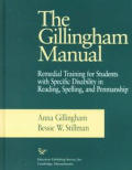 Gillingham Manual Remedial Training For Students With Specific Disability In Reading Spelling & Penmanship