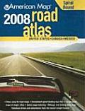 2008 Us Canada Mexico Midsize Road Atlas