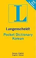 Langenscheidt Pocket Dictionary Korean