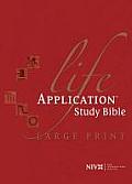 Bible NIV Life Application Study Bible New International Version Large Print