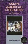 Asian American Literature An Anthology