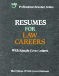 Resumes For Law Careers Vgm Professional
