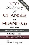 Ntcs Dictionary Of Changes In Meanings