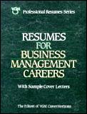 Resumes For Business Management Careers