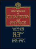 Crc Handbook Of Chemistry & Physics 83rd Edition