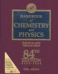Crc Handbook Of Chemistry & Physics 84th Edition