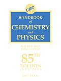 Crc Handbook Of Chemistry & Physics 85th Edition