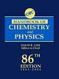 Crc Handbook Of Chemistry & Physics 86th Edition 2005 20069