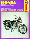 Honda Cb750 Sohc Fours Owners Workshop Manual No 131 736cc 69 79