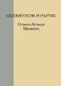 The Oxyrhynchus Papyri Vol. LXXXVII