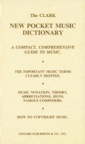 Clark New Pocket Music Dictionary A Comp
