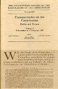 Commentaries on the Constitution Public & Private Volume 2 8 November to 17 December 1787