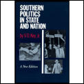 Southern Politics In State & Nation