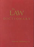 Law Dictionary Pronouncing Edition