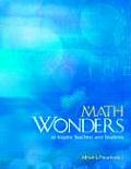 Math Wonders to Inspire Teachers & Students