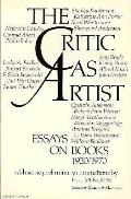 Critic As Artist Essays On Books 1920 1970