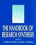 Handbook Of Research Synthesis
