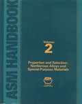 ASM Handbook 10th Edition Volume 2 Properties & Selection Nonferrous Alloys & Special Purpose Materials