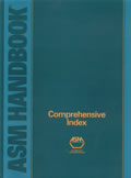 ASM Handbook 10th Edition Comprehensive Index