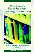 What Research Has to Say about Reading Instruction