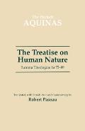 Treatise On Human Nature Summa Theologic