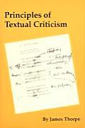 Principles Of Textual Criticism