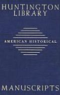 Guide to American Historical Manuscripts in the Huntington Library